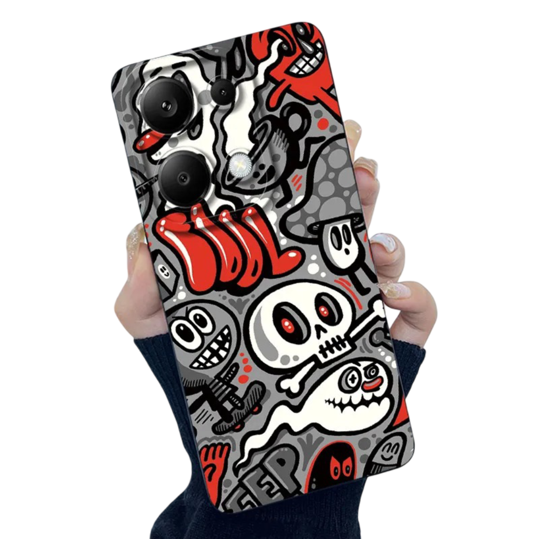 Kawaii Graffiti Style Xiaomi Phone Case