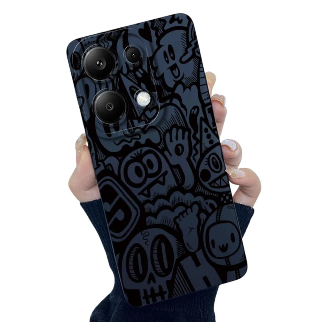Kawaii Graffiti Style Design Phone Case For Xiaomi