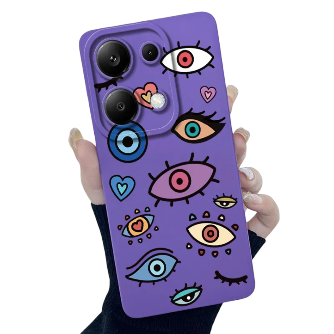 Kawaii Evil Eye Phone Case For Xiaomi