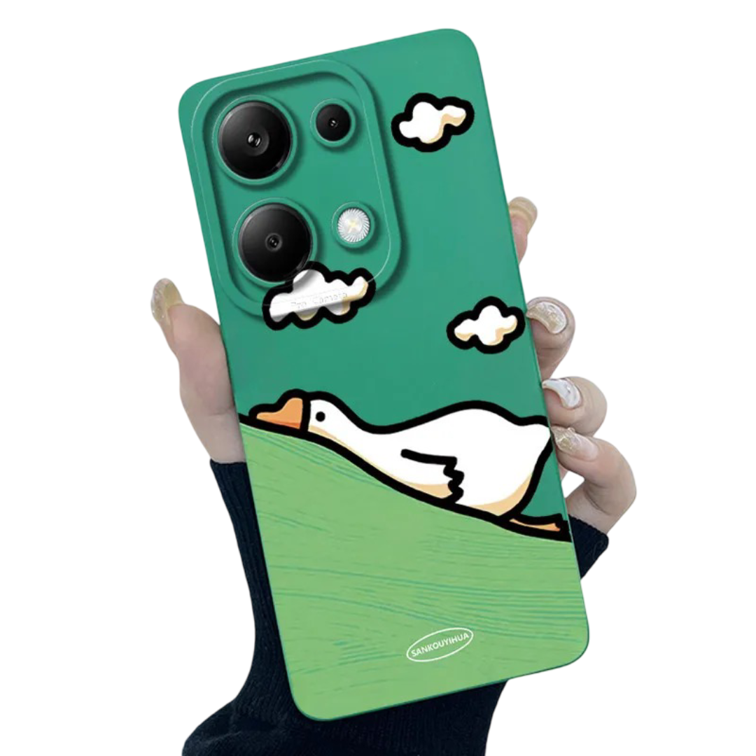 Kawaii Lazy Duck Phone Case For Xiaomi