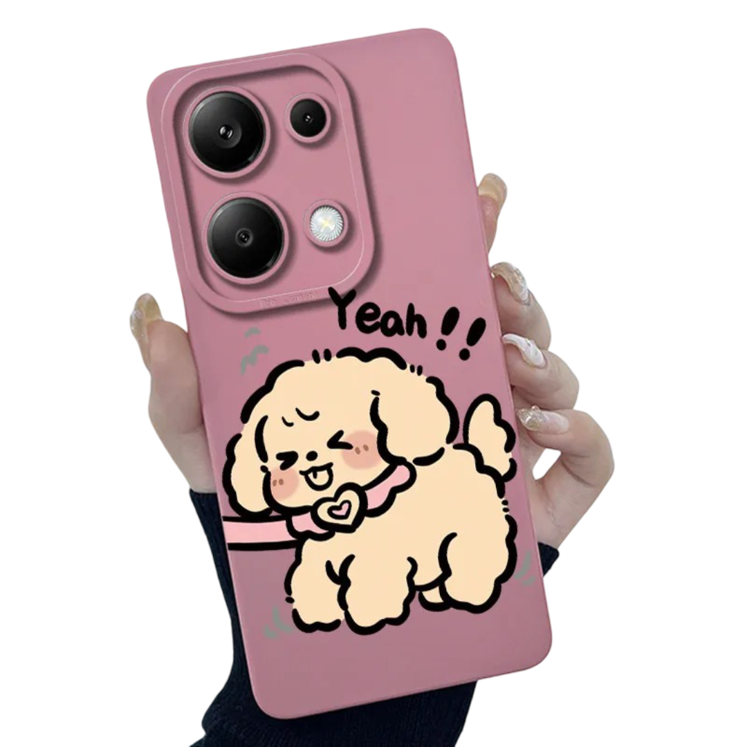 Kawaii Poodle Puppy Phone Case For Xiaomi