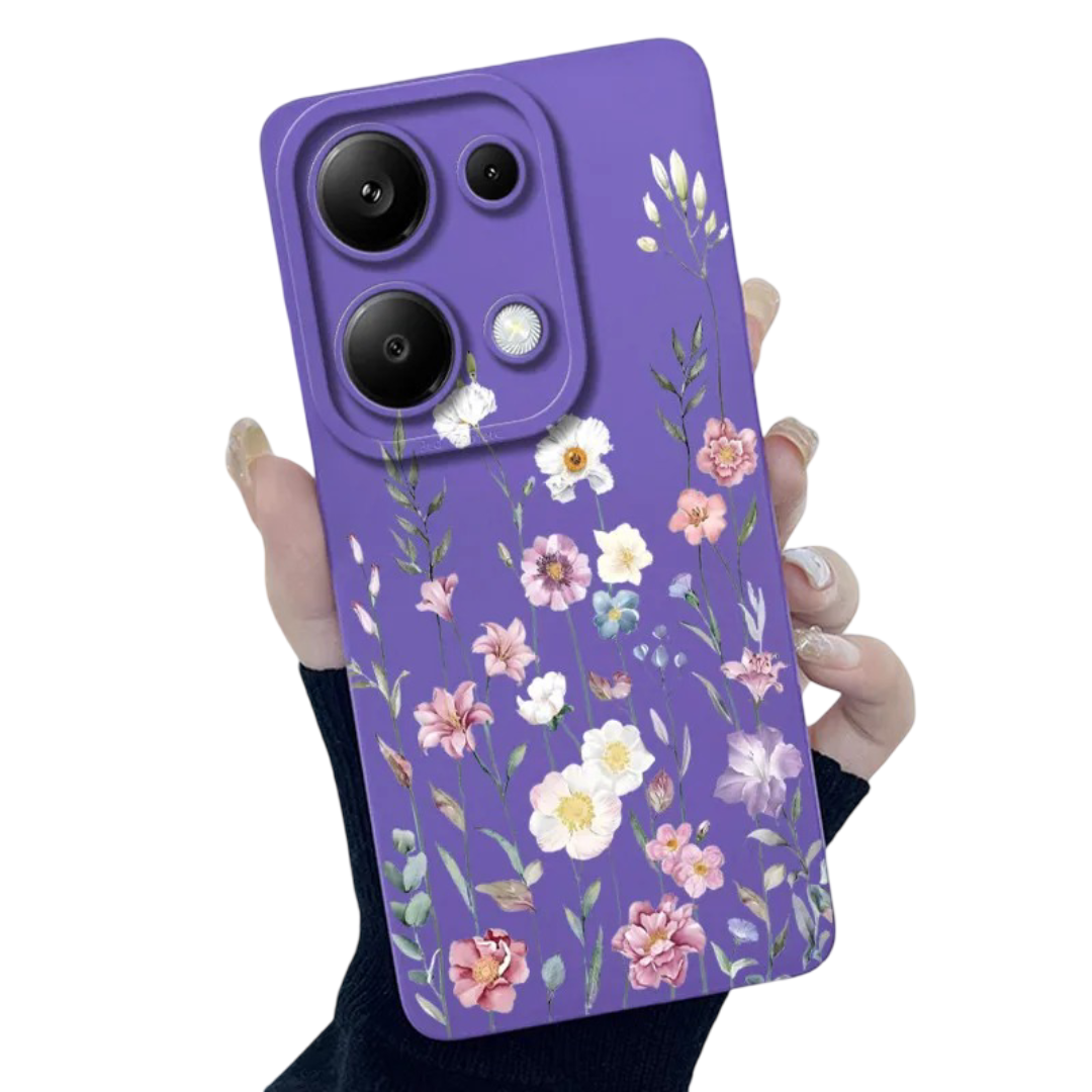 Kawaii Floral Phone Case For Xiaomi