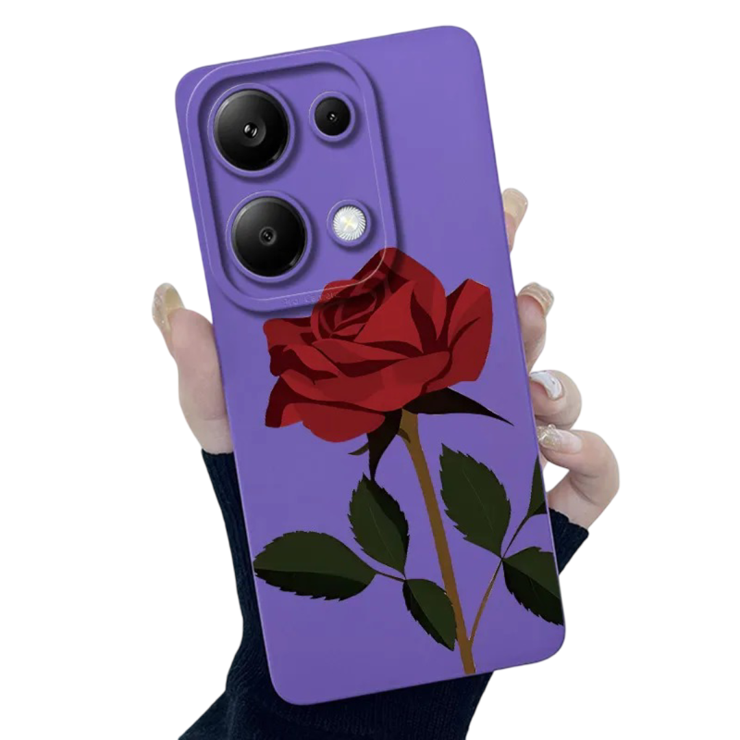 Kawaii Rose Xiaomi Phone Back Case