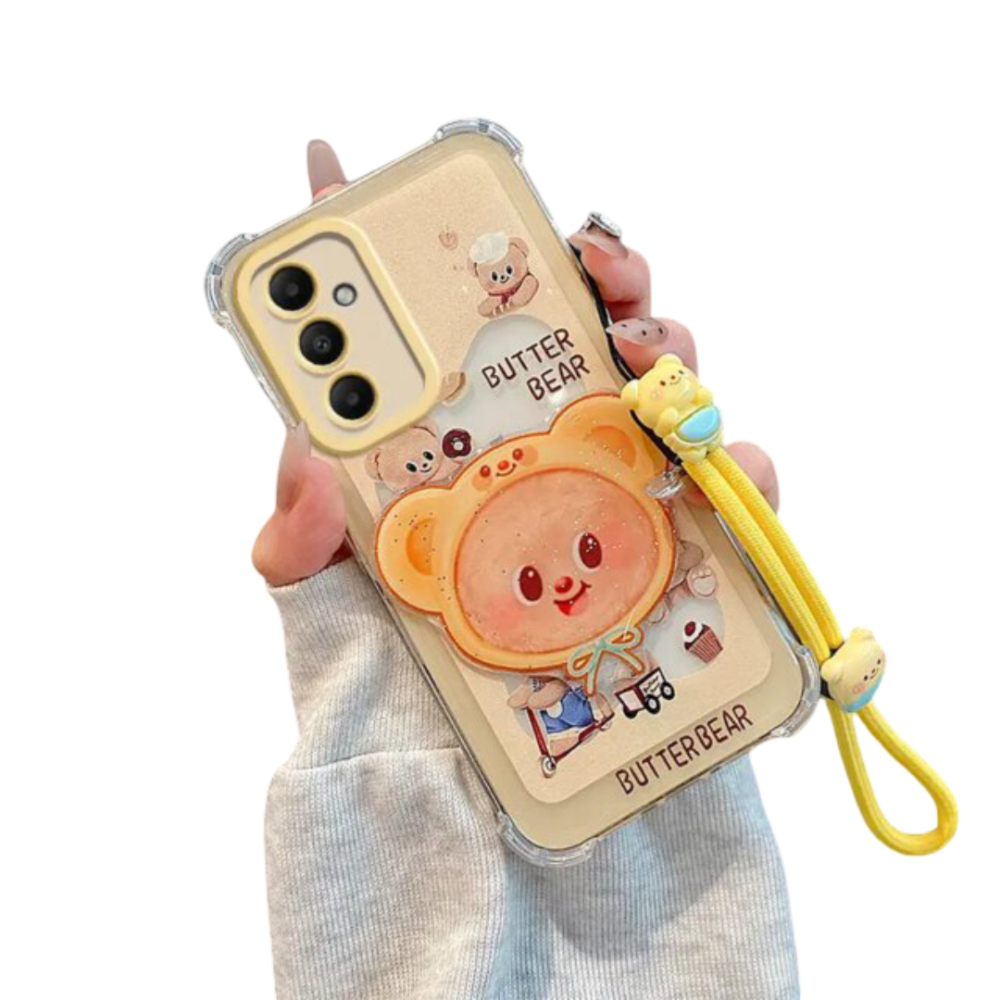 Kawaii Butter Bear Phone Case For Huawei Kawaii Butter Bear Phone Case For Huawei