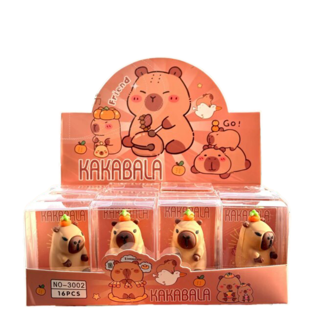 16Pcs Capybara Kawaii Pencil Sharpener With Box 16Pcs Capybara Kawaii Pencil Sharpener With Box