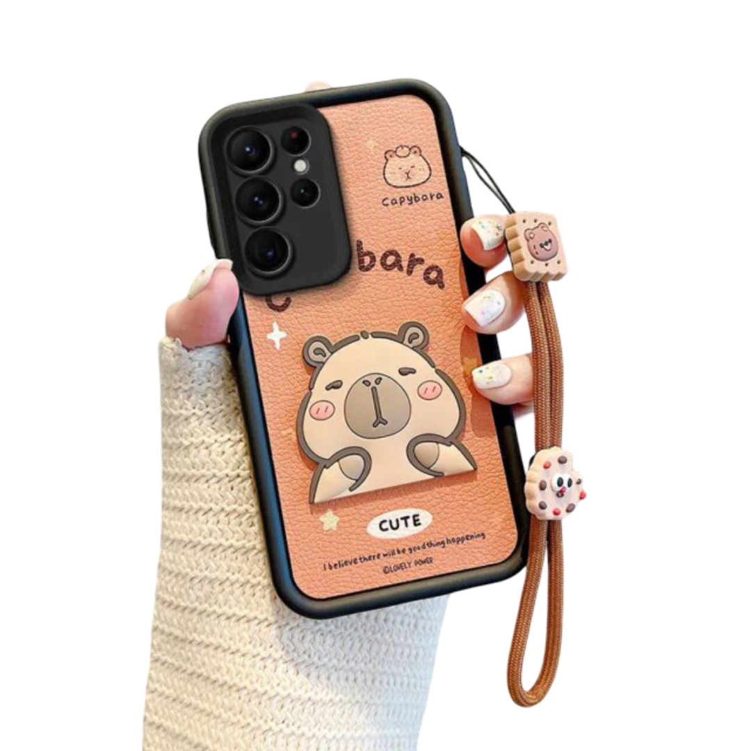 Kawaii Capybara Leather Case For Samsung Galaxy Kawaii Capybara Leather Case For Samsung Galaxy