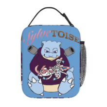 Kawaii Cartoon Pokemon Wartortle Insulated Lunch Bag Kawaii Cartoon Pokemon Wartortle Insulated Lunch Bag