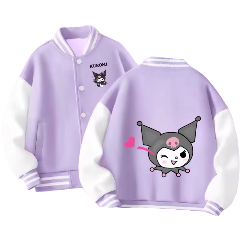 Kawaii Sanrio Kuromi Anime Jacket For Kid
