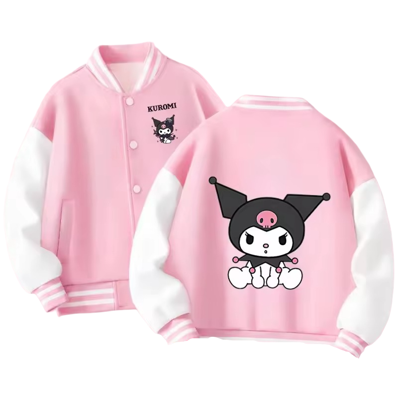 Kawaii Kuromi Anime Jacket For Kid Kawaii Kuromi Anime Jacket For Kid