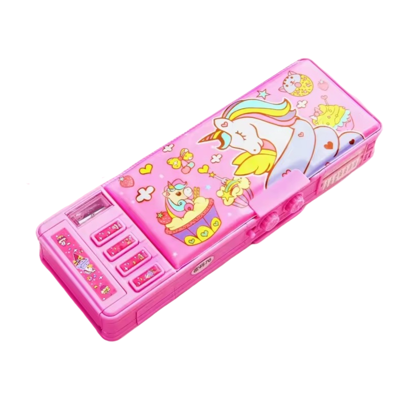 Kawaii Cartoon Unicorn Pencil Box
