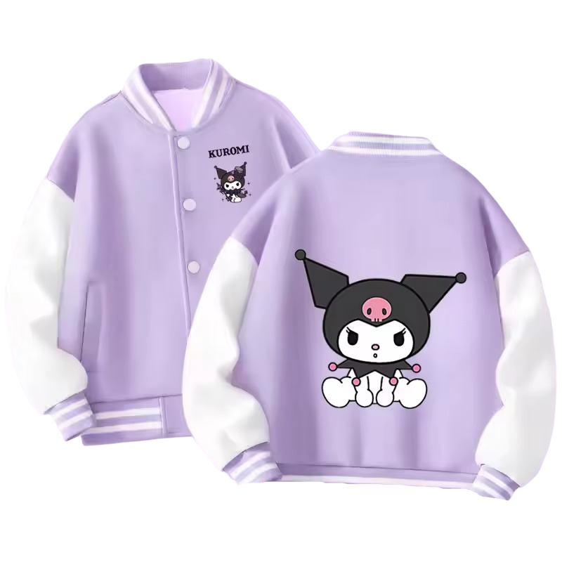 Kawaii Kuromi Anime Jacket For Kid Kawaii Kuromi Anime Jacket For Kid