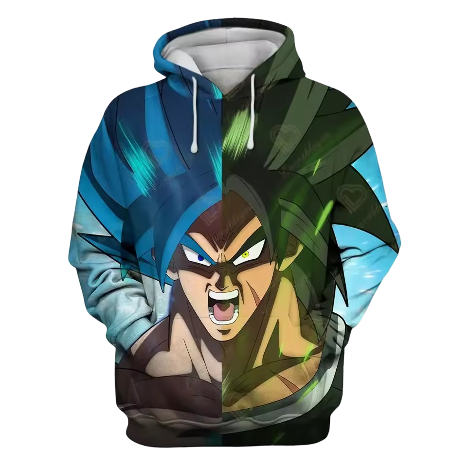 Kawaii Anime Dragon Ball Broly And Son Goku