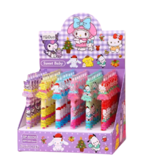 48/Pcs Kawaii Sanrio Character Patch Press Pen 48/Pcs Kawaii Sanrio Character Patch Press Pen