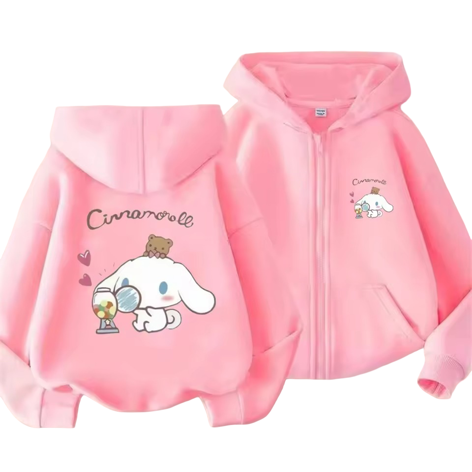 Kawaii Sanrio Cinnamoroll Zipper Hoodie