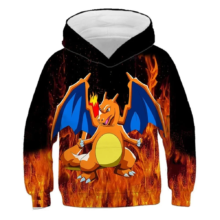 Kawaii Cartoon Pokemon Charizard Hoodie Kawaii Cartoon Pokemon Charizard Hoodie