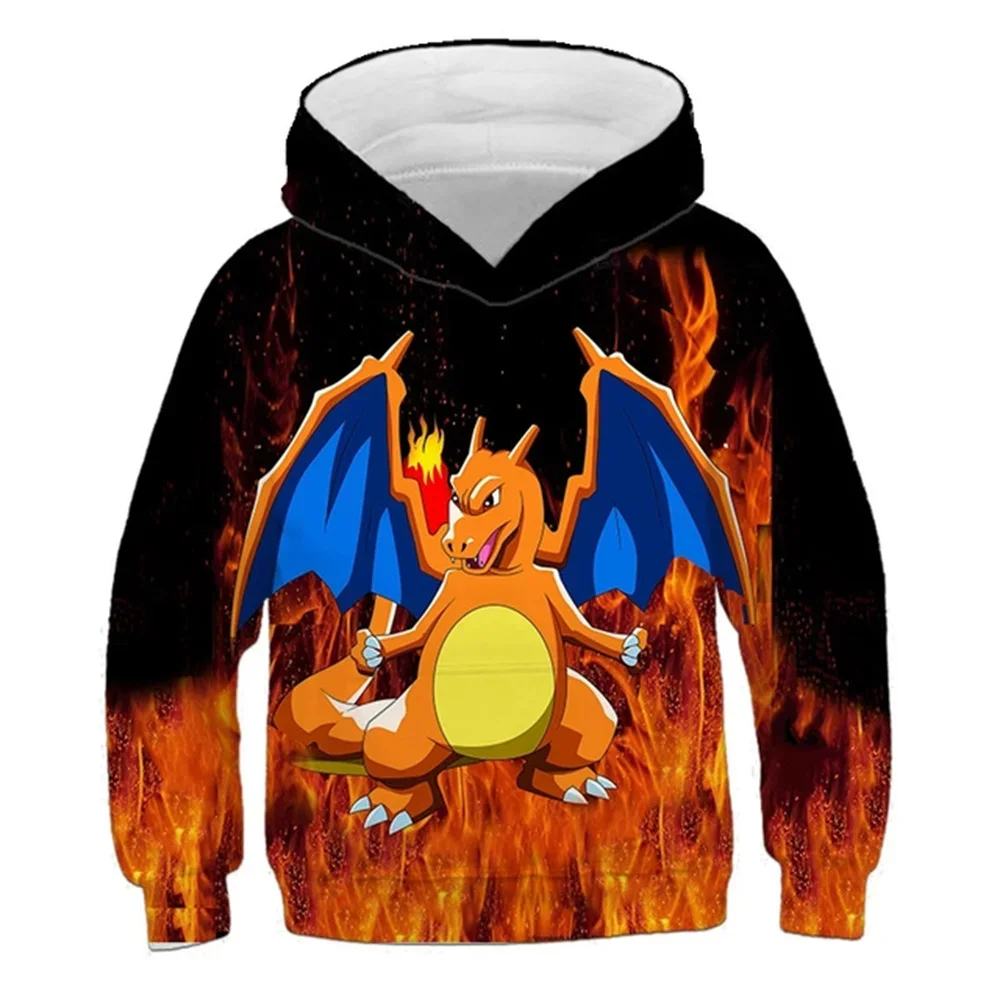 Kawaii Cartoon Pokemon Charizard Hoodie