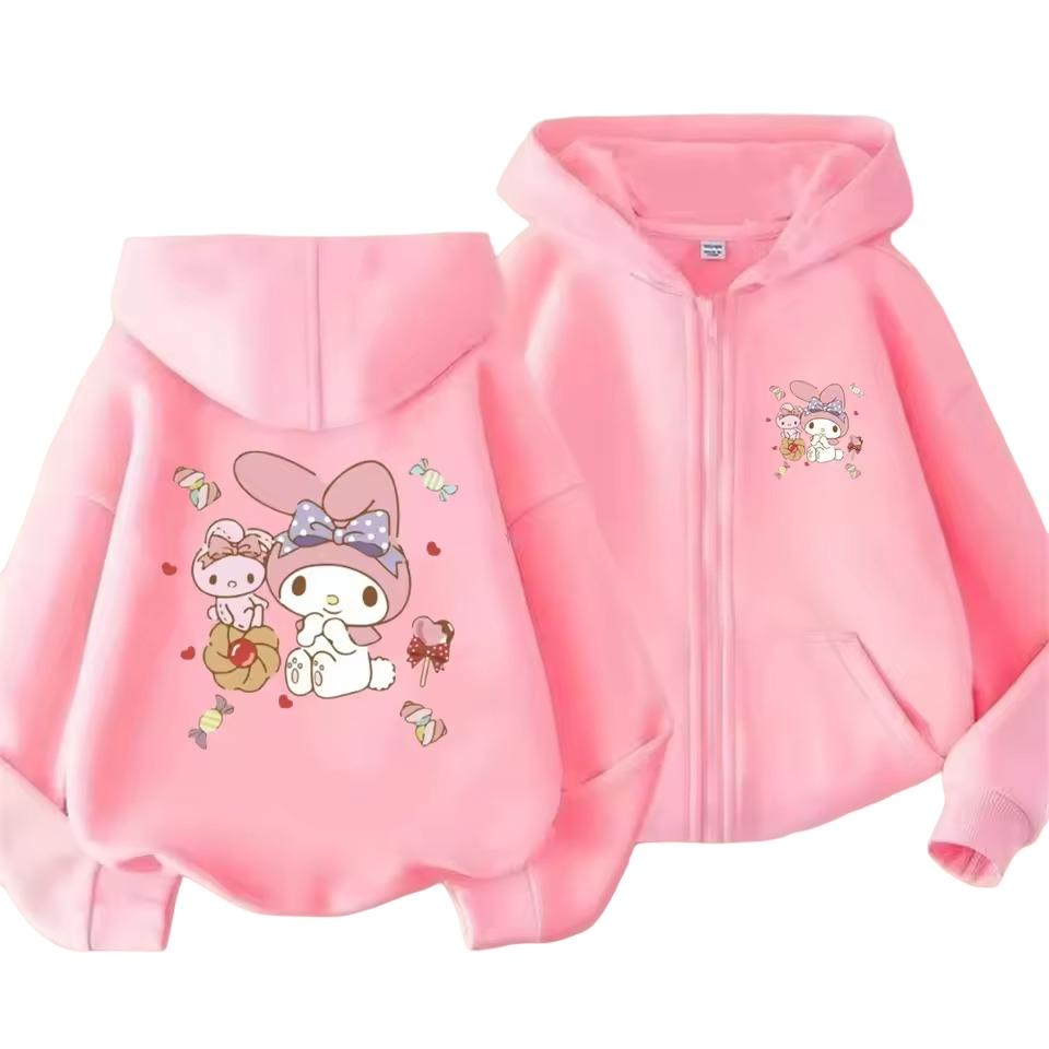 Kawaii Sanrio My Melody Zipper Hoodie