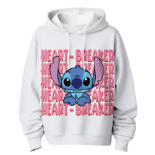 Kawaii Cartoon Heart Breaker Stitch Sweatshirt Kawaii Cartoon Heart Breaker Stitch Sweatshirt
