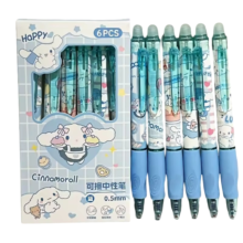 6Pcs/Set Kawaii Anime Sanrio Cinnamoroll Ballpoint Pen 6Pcs/Set Kawaii Anime Sanrio Cinnamoroll Ballpoint Pen