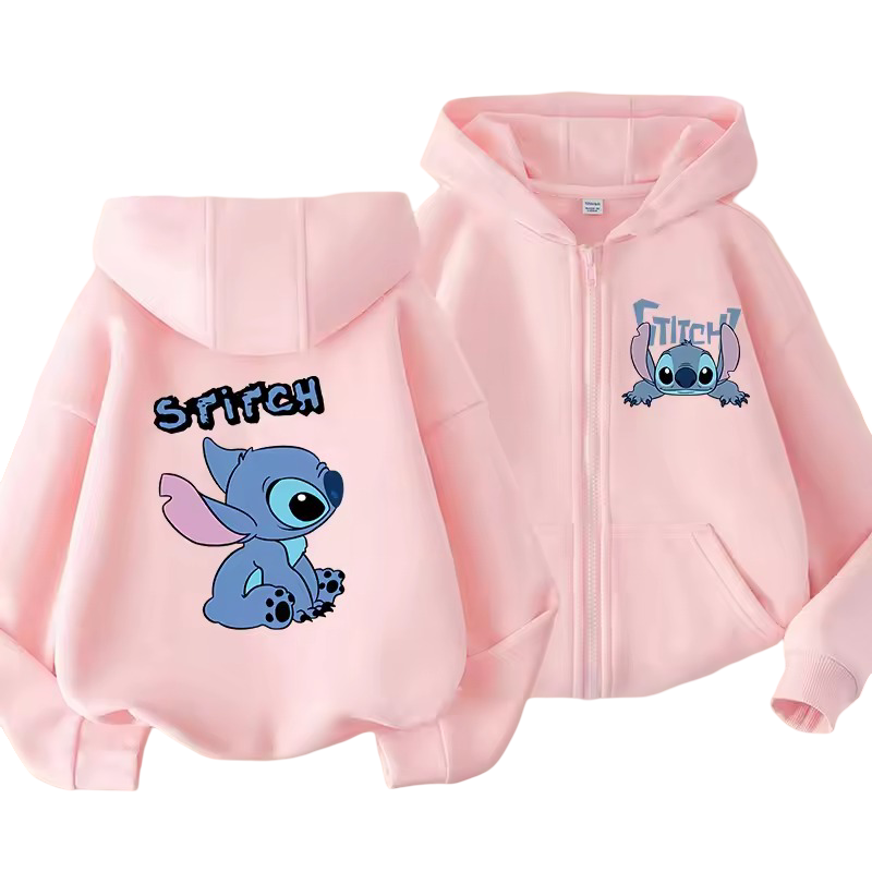 Kawaii Stitch Zipper Hoodie