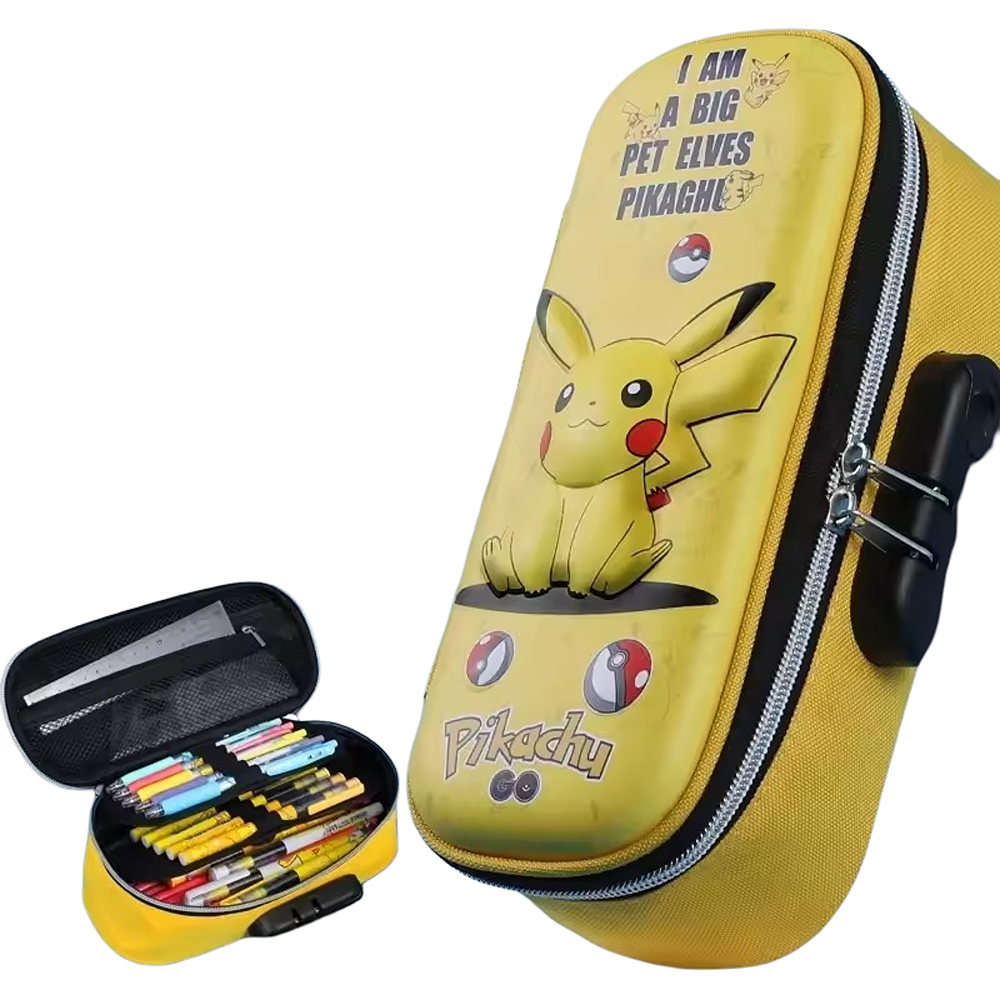 Kawaii Pokemon Pikachu Large Capacity Pencil Case