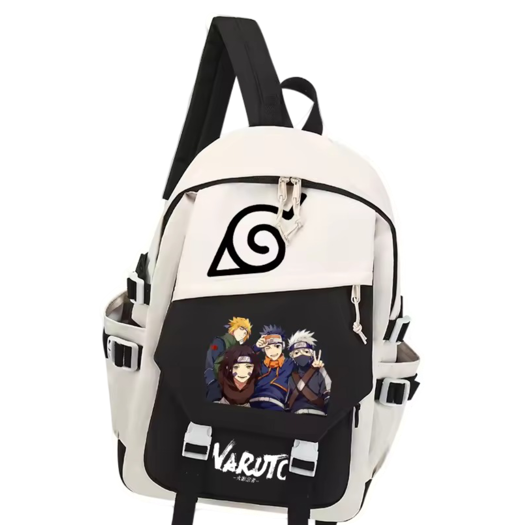Kawaii Anime Naruto Character Printed Backpack