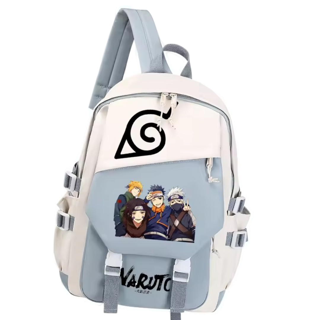 Kawaii Anime Naruto Character Printed Backpack