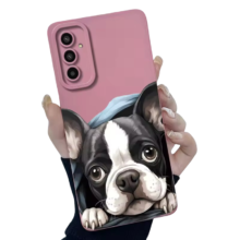 Kawaii Boston Puppy Phone Case For Samsung Galaxy Kawaii Boston Puppy Phone Case For Samsung Galaxy