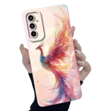 Kawaii Colourful Peackcock Art Phone Case For Samsung Galaxy Kawaii Colourful Peackcock Art Phone Case For Samsung Galaxy