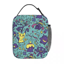 Kawaii Cartoon Pokemon Character Printed Insulated Lunch Bag Kawaii Cartoon Pokemon Character Printed Insulated Lunch Bag