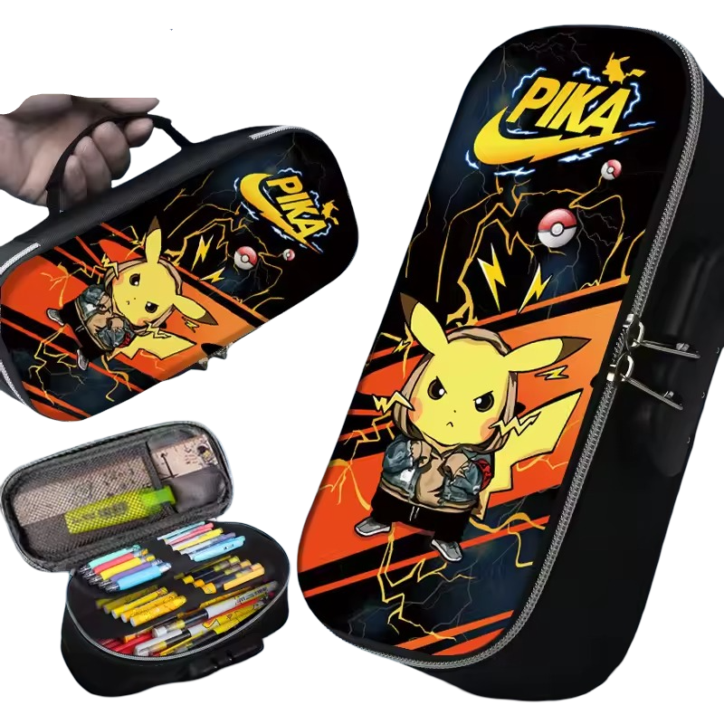 Kawaii Pika 3D Pencil Case 