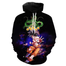 Kawaii Anime Dragon Ball Son Goku With Shenron 3D Printed Hoodie Kawaii Anime Dragon Ball Son Goku With Shenron 3D Printed Hoodie
