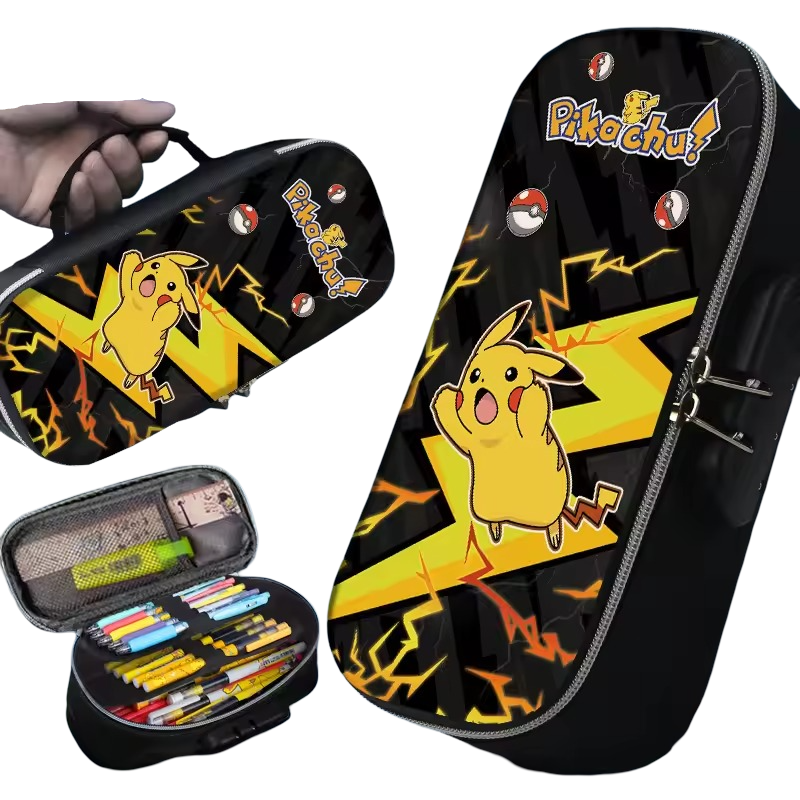 Kawaii Pikachu 3D Pencil Case