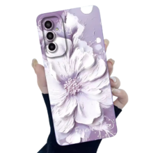 Kawaii White Flower Pattern Phone Case For Samsung Galaxy Kawaii White Flower Pattern Phone Case For Samsung Galaxy