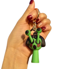 Kawaii Cartoon Sprunki Vineria Dark Keychain Kawaii Cartoon Sprunki Vineria Dark Keychain
