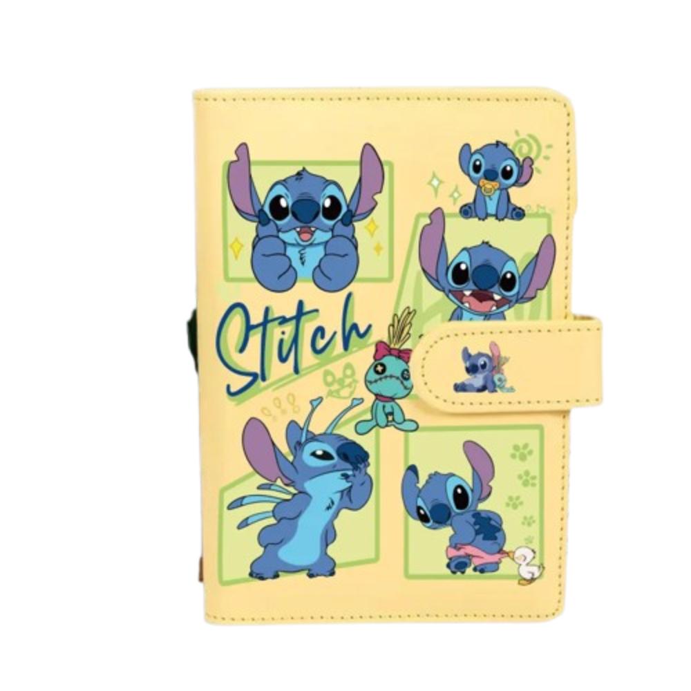 Kawaii Anime Stitch And Scrump Yellow Student Notebook