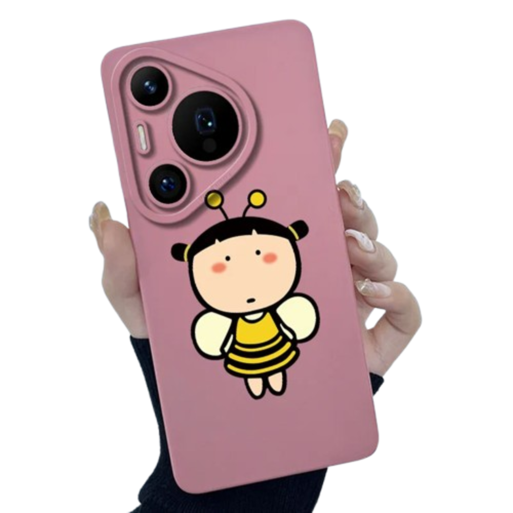 Kawaii Honey Bee Phone Case For Huawei Pura