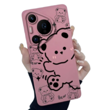 Kawaii Cartoon Bear Phone Case For Huawei Pura Kawaii Cartoon Bear Phone Case For Huawei Pura