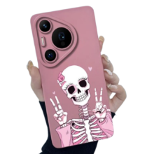 Kawaii Skeleton Phone Case For Huawei Pura Kawaii Skeleton Phone Case For Huawei Pura