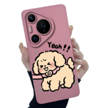 Kawaii Puppy Pink Phone Case For Huawei Pura Kawaii Puppy Pink Phone Case For Huawei Pura