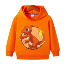 Pokemon Charmander Kawaii Hoodie For Children Pokemon Charmander Kawaii Hoodie For Children
