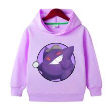 Pokemon Gengar Kawaii Hoodie For Children Pokemon Gengar Kawaii Hoodie For Children