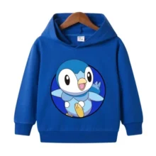 Pokemon Piplup Kawaii Hoodie For Children Pokemon Piplup Kawaii Hoodie For Children