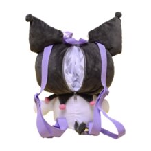 Cartoon Kuromi Soft Plush Fashion Travel Backpack Cartoon Kuromi Soft Plush Fashion Travel Backpack