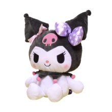 Cartoon Kuromi Soft Plush Fashion Travel Backpack Cartoon Kuromi Soft Plush Fashion Travel Backpack