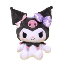 Cartoon Kuromi Soft Plush Fashion Travel Backpack Cartoon Kuromi Soft Plush Fashion Travel Backpack