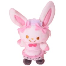 Rabbit My Melody Melo Kuromi Hello Kitty Cartoon Soft Stuffed Dolls Keychain Rabbit My Melody Melo Kuromi Hello Kitty Cartoon Soft Stuffed Dolls Keychain