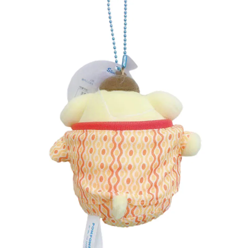 Cartoon Hello Kitty Cinnamoroll My Melody Charmmykitty Pompom Purin Kuromi Soft Stuffed Keychain Dolls