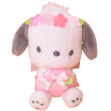 Anime Kuromi Cinnamoroll My Melody Melo Pompom Purin Hello Kitty Soft Stuffed Doll Keychain Anime Kuromi Cinnamoroll My Melody Melo Pompom Purin Hello Kitty Soft Stuffed Doll Keychain