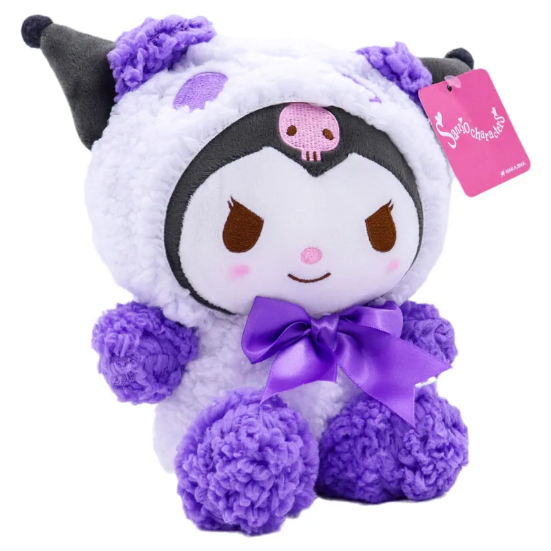 Anime Panda Bear Kuromi My Melody Cinnamorol Soft Stuffed Doll